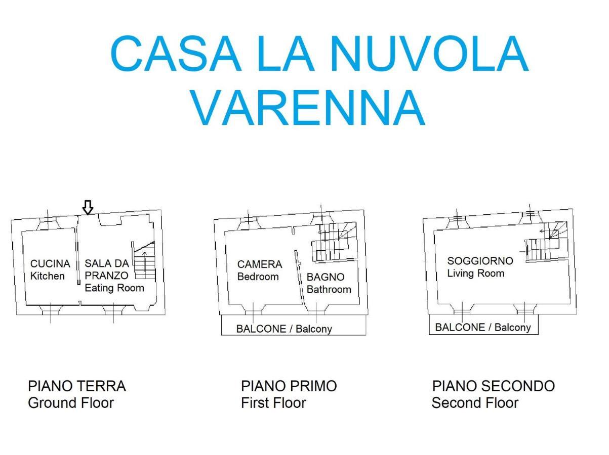 Casa La Nuvola Варенна Экстерьер фото